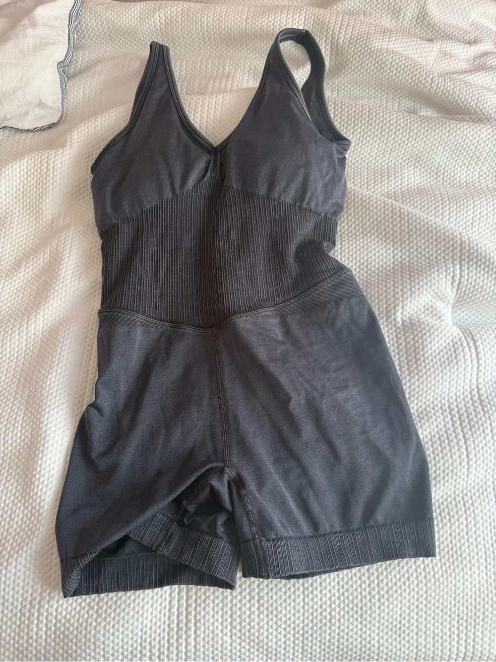 Seamless Black Shapewear Romper